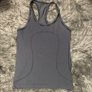 lululemon Striped Racerback Tank Top size 6